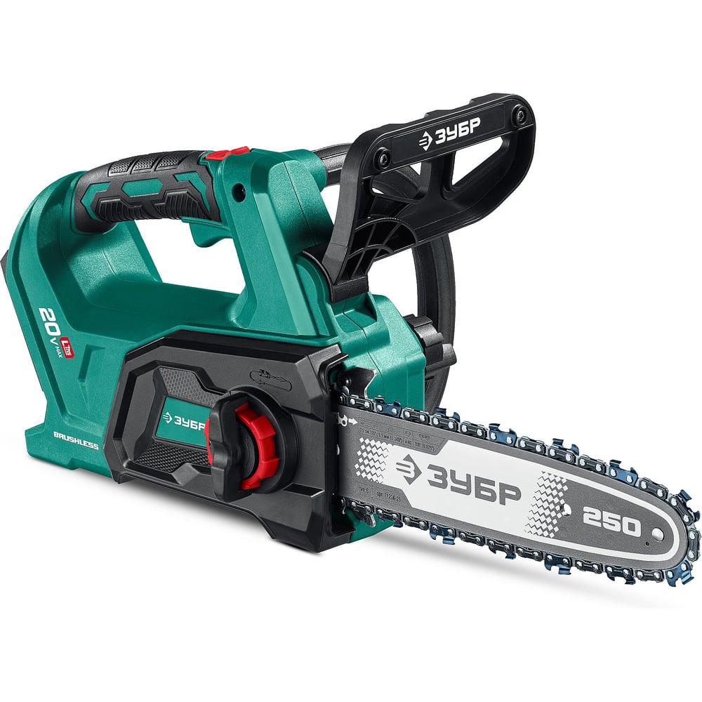 Изображение товара Пила цепная аккумуляторная ЗУБР LMS 20 В 250 мм - бесщеточная, с тормозом