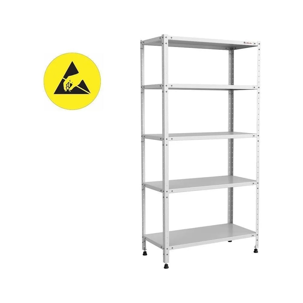 Изображение товара Стеллаж универсальный НПО ДиОД 5 полок 1950х1000х490 мм ESD 4610391614319