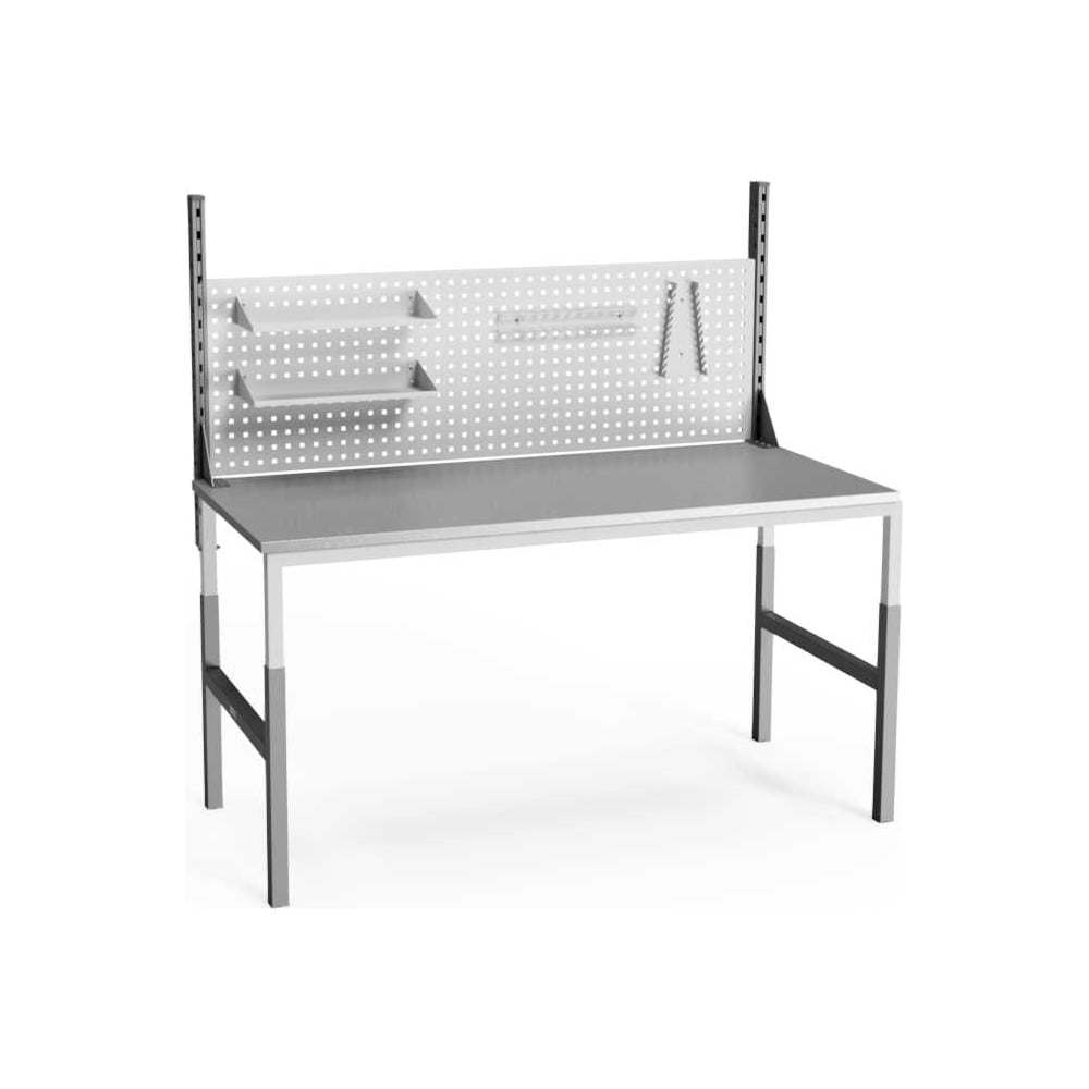 Изображение товара Стол-Верстак регулируемый по высоте +перфопанель с аксессуарами Диком СР-М-150-02 ЦДСП 14.0322-306