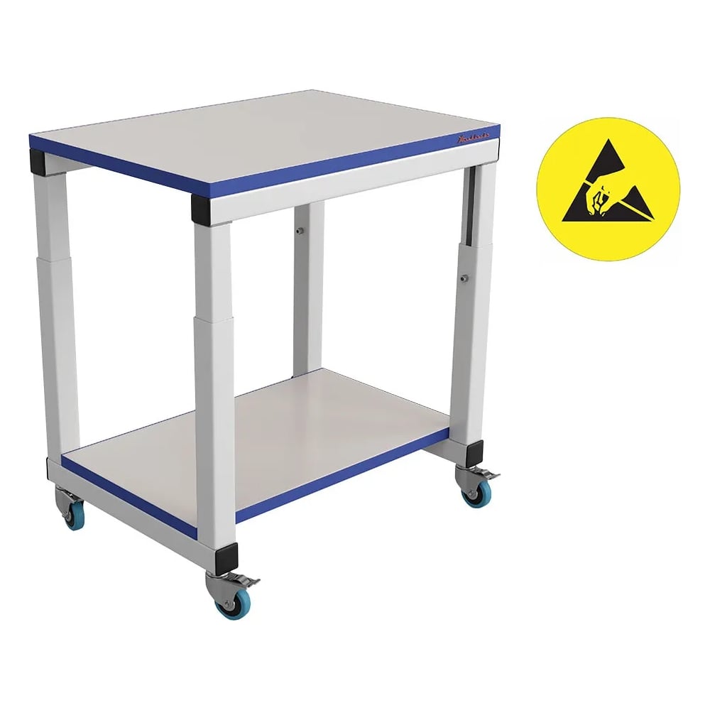 Изображение товара Стол подкатной НПО ДиОД 710х515 мм ESD 4610391613893