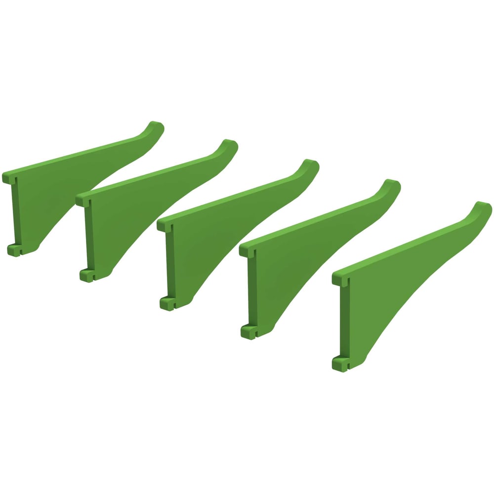 Изображение товара Крючок пластиковый ООО Металекс КР1 70мм, зеленый, 5 шт 301009