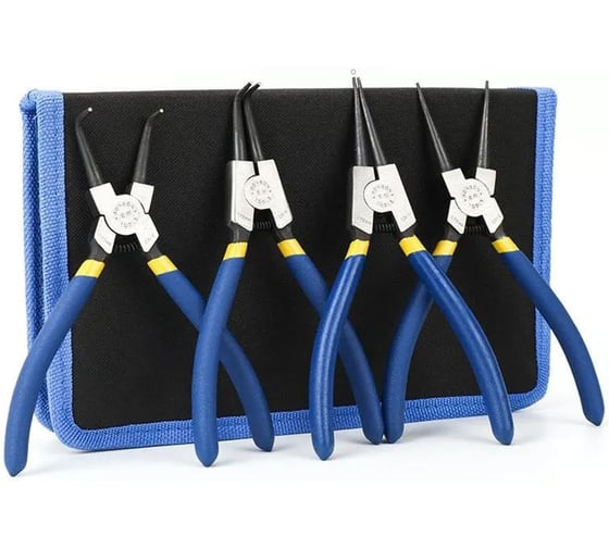 Изображение товара Съёмники стопорных колец набор 4 шт, 225 мм Vitatools semnik-stopornyh-kolets-nabor-4-sht-225mm