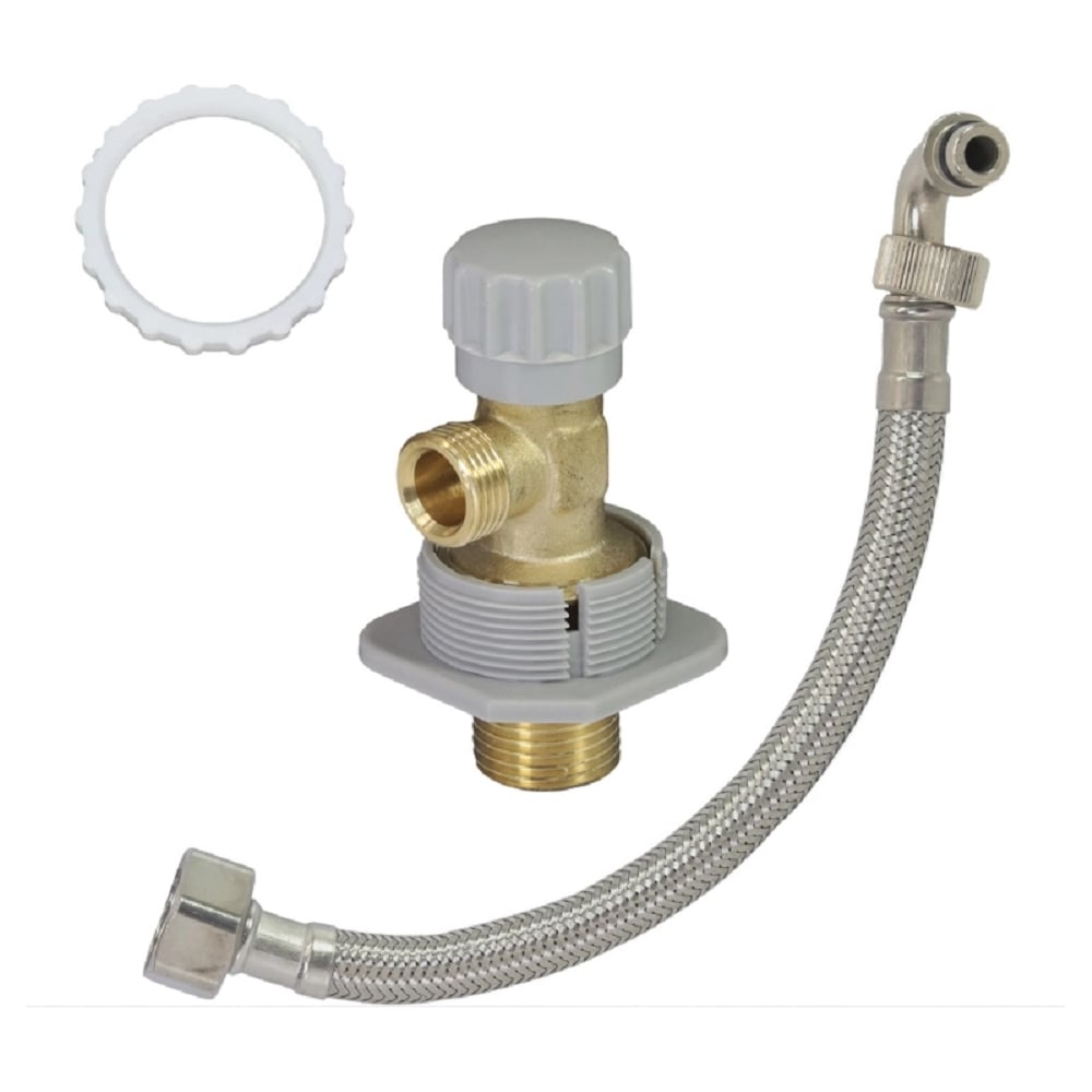 Изображение товара Комплект подключения с краном и подводкой для инсталляции WAVE 380 мм 557873