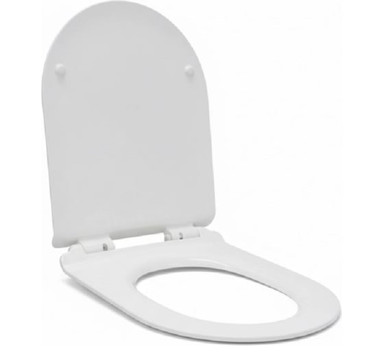 Изображение товара Сиденье для унитаза-моноблока WAVE ZEN дюропласт, микролифт, БЕЛЫЙ глянец 557064
