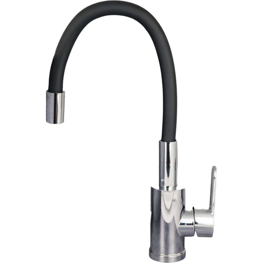 Изображение товара Смеситель для кухни stONIX SANONIX с гибким изливом, хром, 35 картридж, нержав 1199