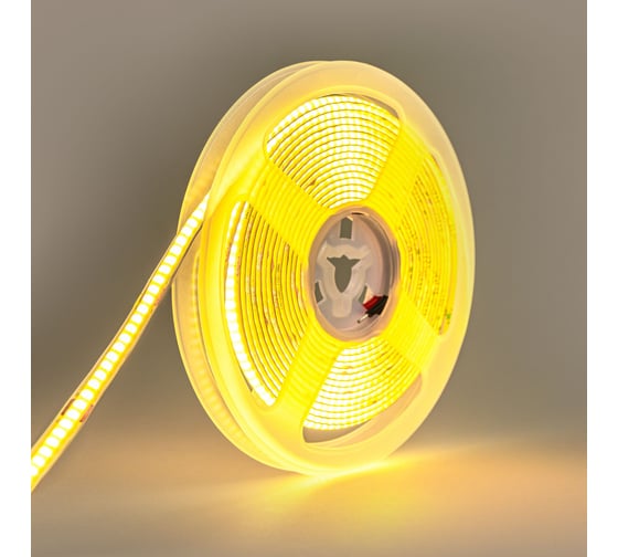 Изображение товара Светодиодная лента Alvar STANDARD COB 12В 10Вт 3000К теплая, IP33, 252 LED AL-SC1210WW_5