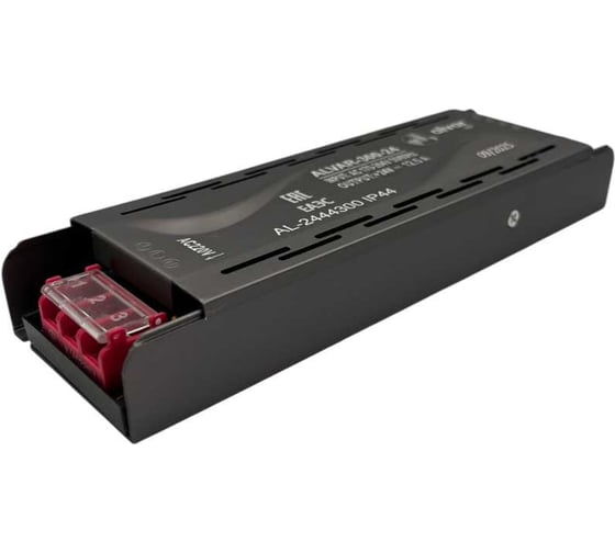 Изображение товара Блок питания Alvar 24В 300Вт IP44, сверхтонкий, для светодиодных лент AL-2444300