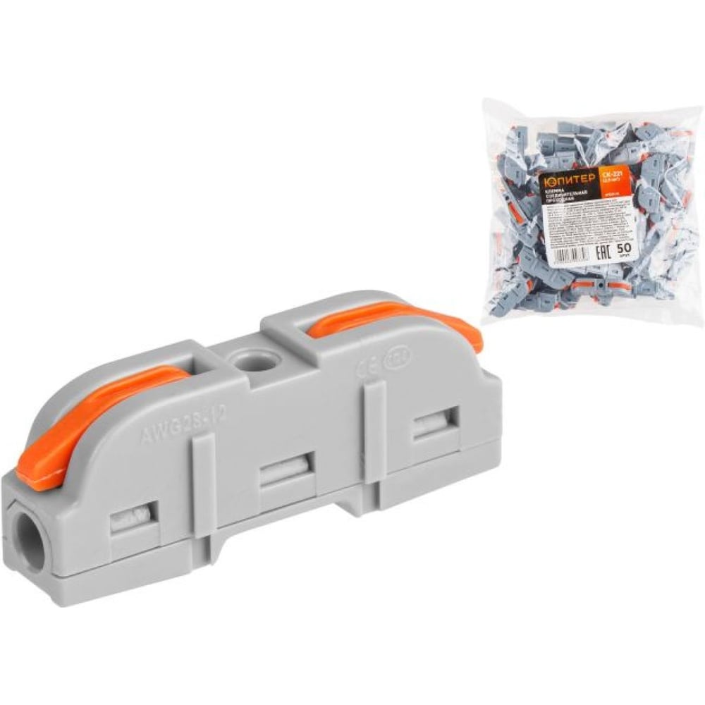 Изображение товара Клемма проходная СК-221 JP7201-15 2,5 мм² 50 шт