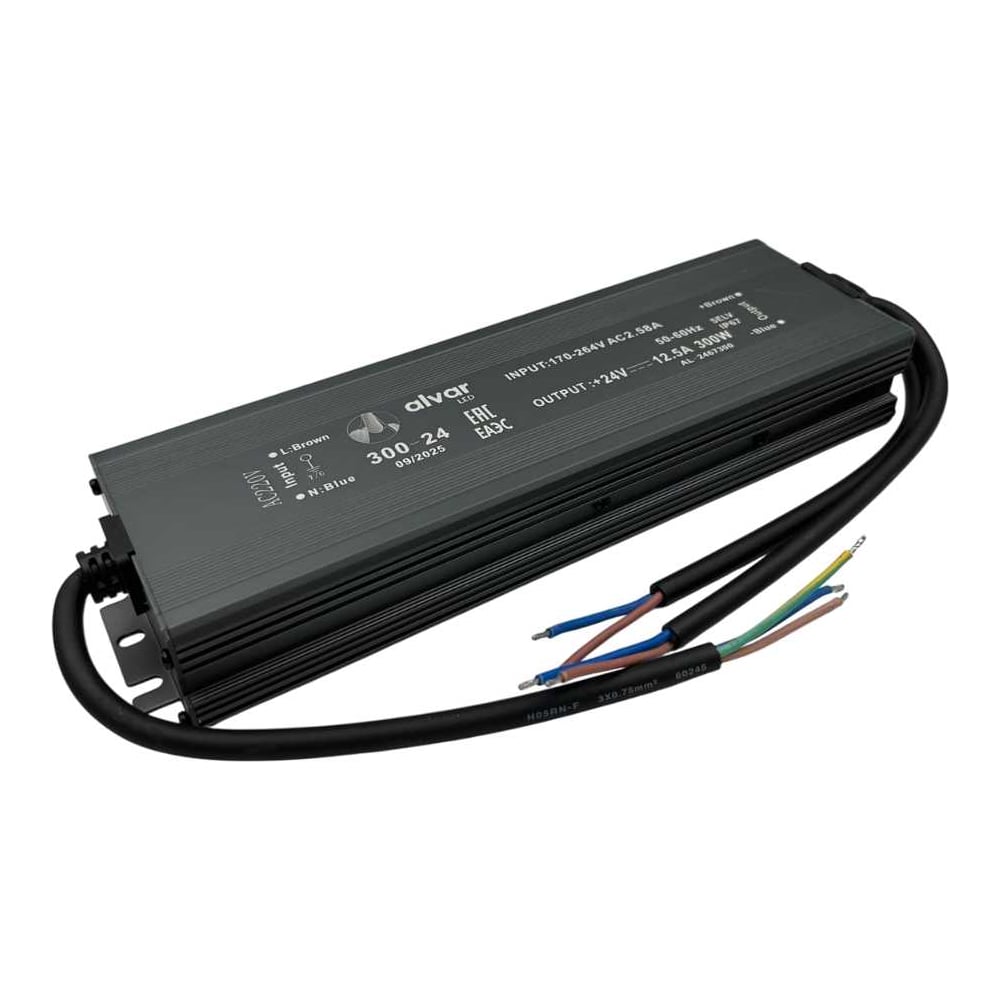 Изображение товара Блок питания Alvar 24В 300Вт IP67, герметичный AL-2467300