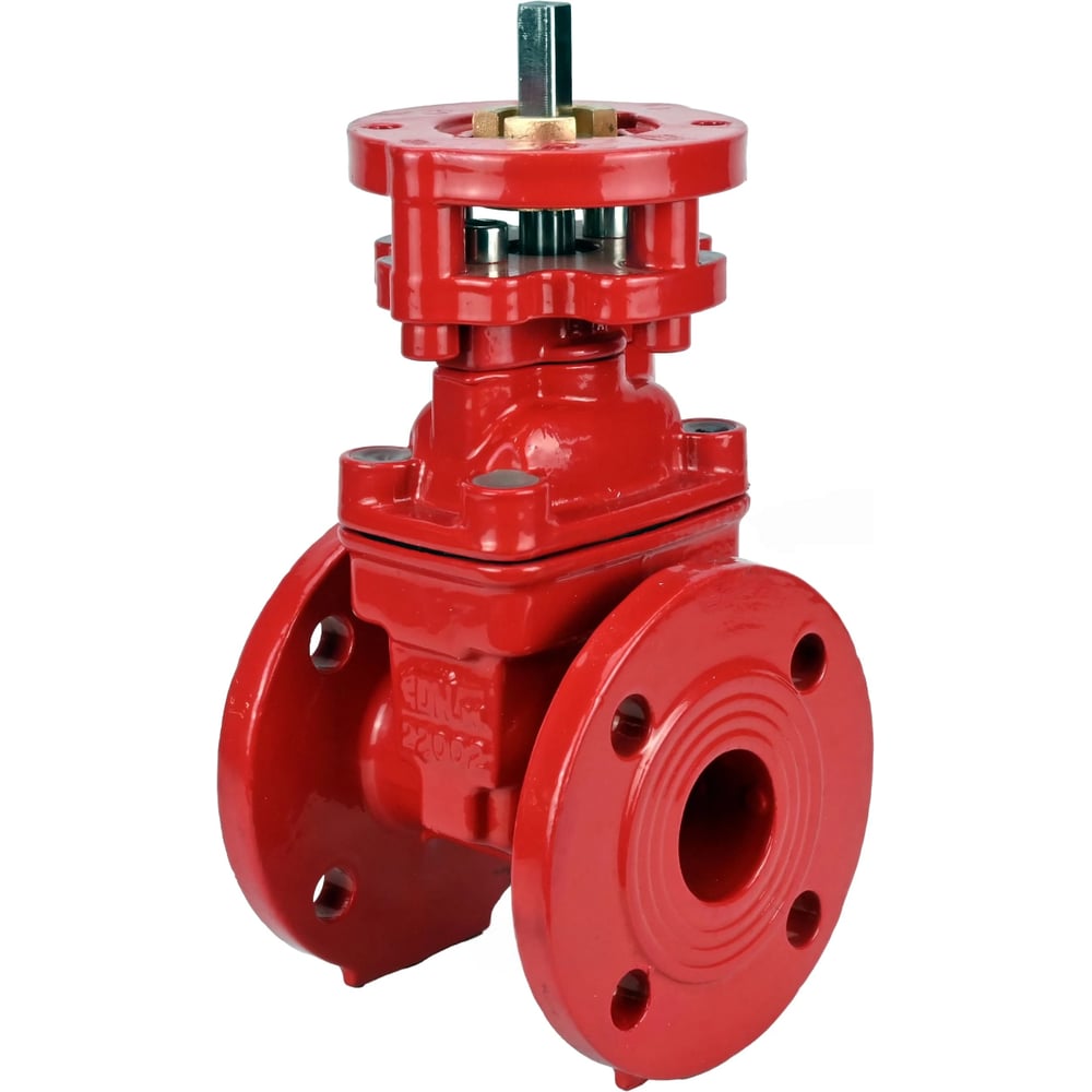 Задвижка клиновая DN.ru 30ч939р GGG50-GGG50-EPDM-RED Ду125 Ру10/16, ISO-фланец, невыдвижной голый шток, крутящий момент 50Нм D040-10165