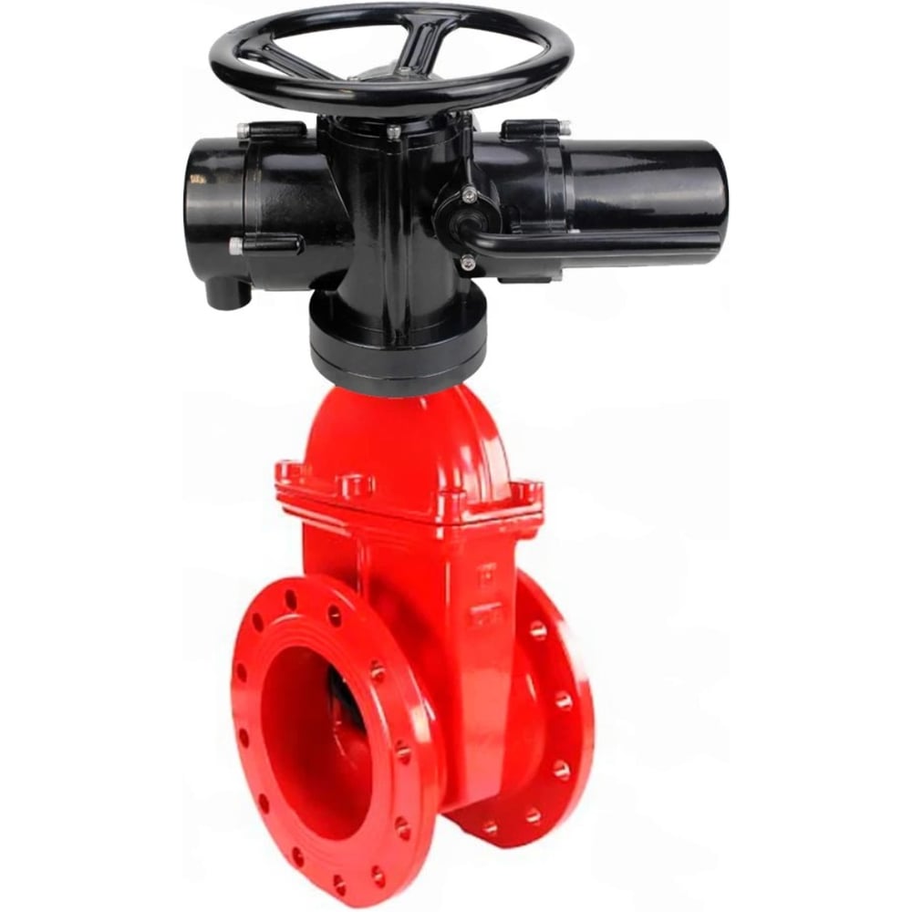 Изображение товара Задвижка клиновая DN150 GGG50-EPDM-RED с электроприводом VGD-010