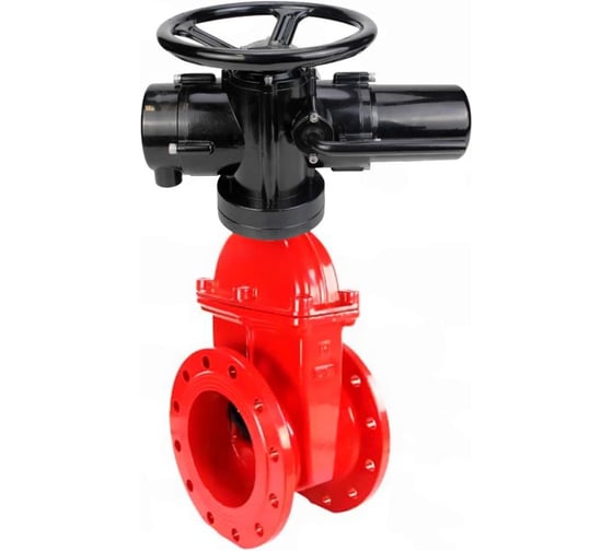 Изображение товара Задвижка клиновая DN.ru 30ч939р GGG50-GGG50-EPDM-RED Ду150 Ру10/16, ОСТ тип А, электропривод VGD-010 220В пятикулачковый D040-10169
