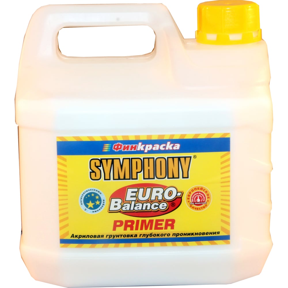 Изображение товара SYMPHONY евро-баланс праймер, 3 л - глубоко проникающая грунтовка