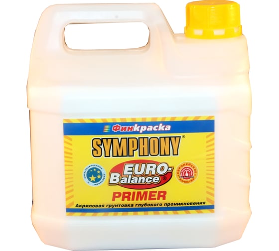 Изображение товара Грунтовка SYMPHONY, евро-баланс праймер, 3л, oсновной 00-00009376