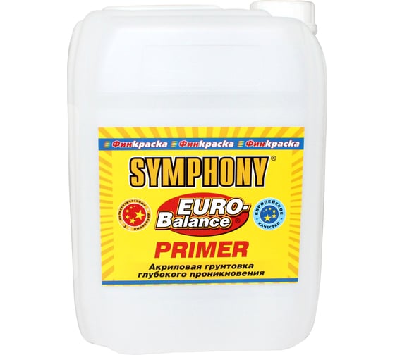 Изображение товара Грунтовка SYMPHONY, евро-баланс праймер, 10л, oсновной 00-00009366