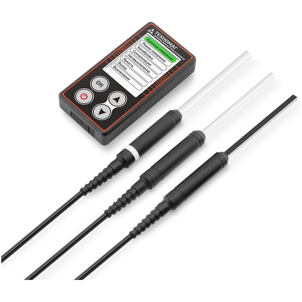 Изображение товара Универсальный магнитометр ТЕХНО-НДТ ТЕХНОМАГ, с преобразователями П-1С и Г-2С тесламетра и градиентометра и образцами 999950077