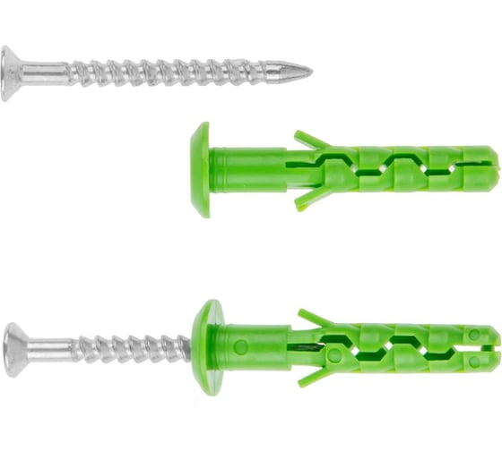 Изображение товара Дюбель-гвоздь, 6х60 мм, полипропилен, гриб, 200 шт. в пакете STARFIX SM-93313-200 ЦИ-0013880403