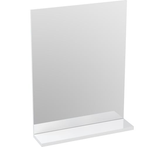 Изображение товара Зеркало Cersanit Melar с полочкой, без подсветки, белый LU-MEL