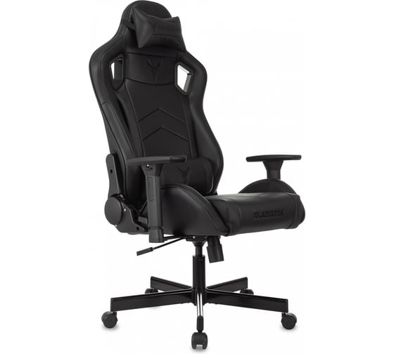 Изображение товара Кресло игровое Бюрократ Knight Gladiator черный экокожа, с подголовником, крестовина металл, 1983746