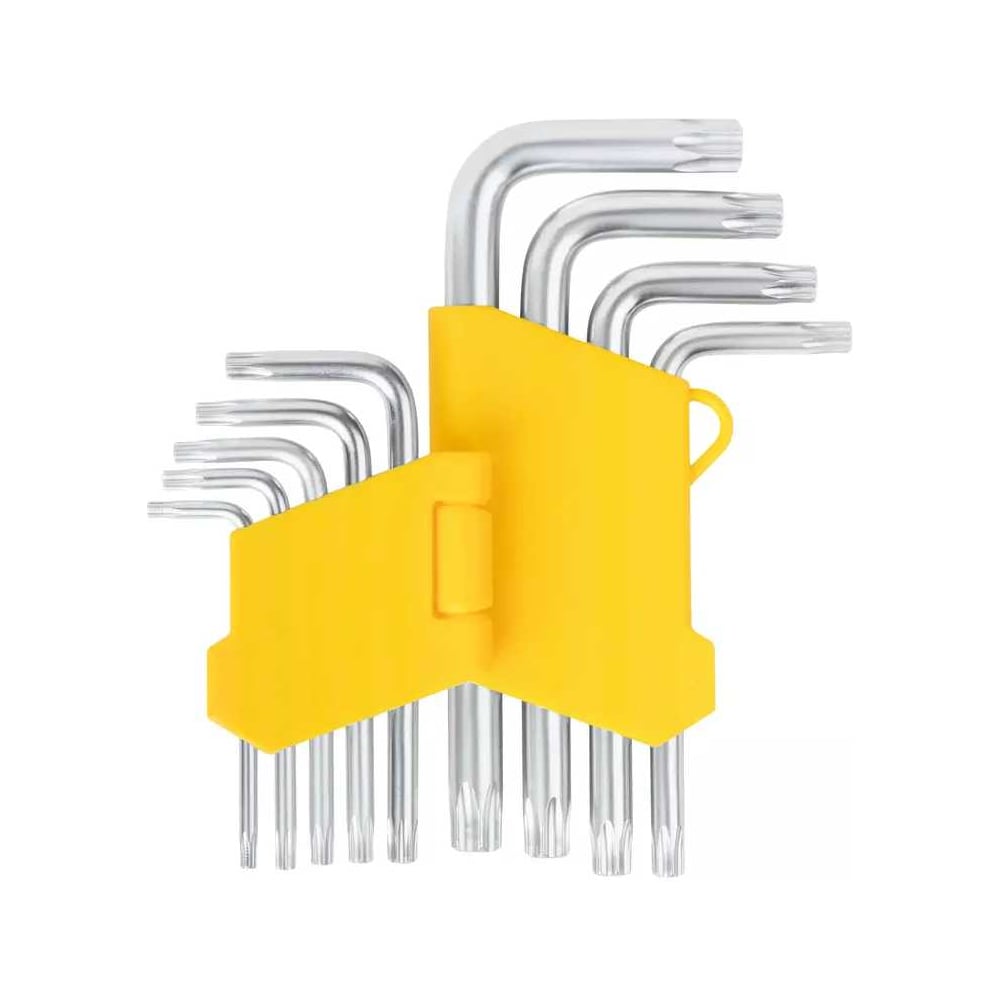 Изображение товара Набор torx ключей FIT CrV 9 шт. T10-T50 в держателе