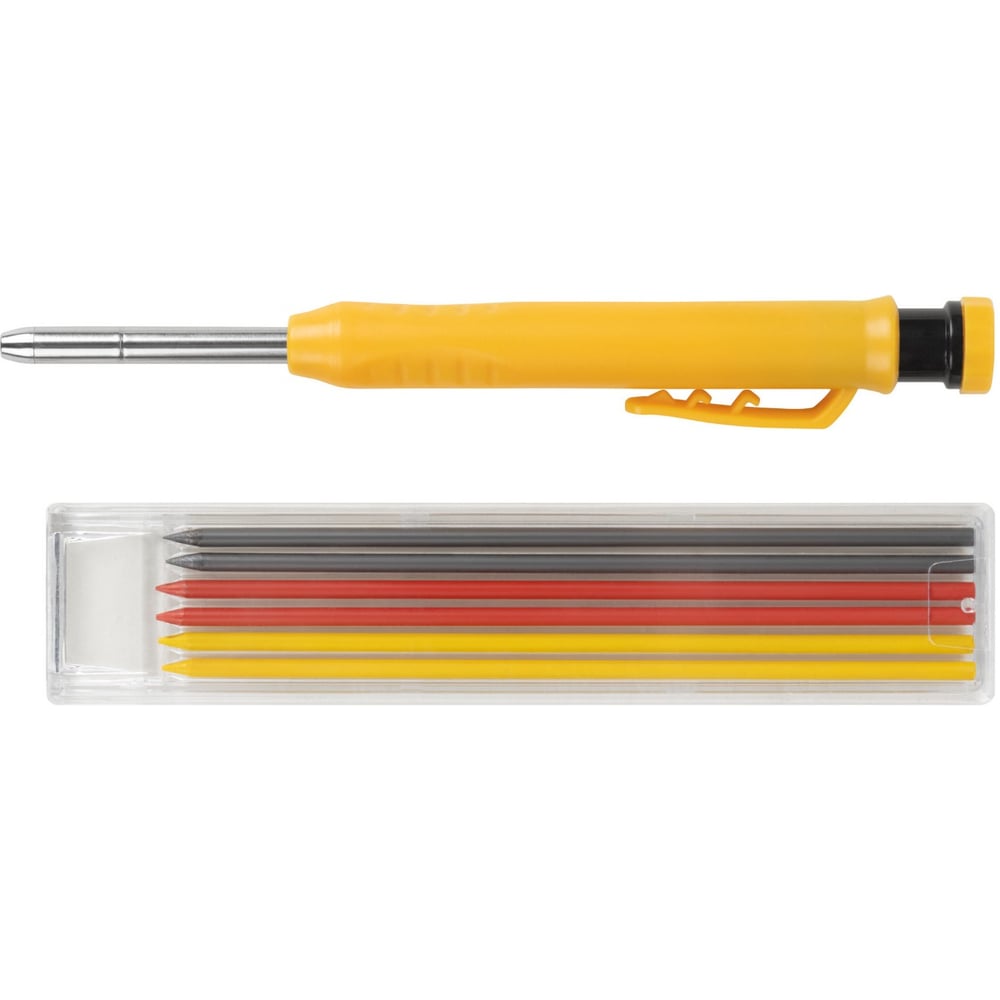 Изображение товара Карандаш строительный автоматический FIT 6 сменных грифелей 04321