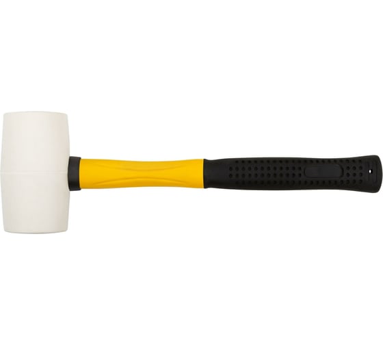 Изображение товара Киянка резиновая FIT белая, фиберглассовая ручка 50 мм (340 гр) 45517