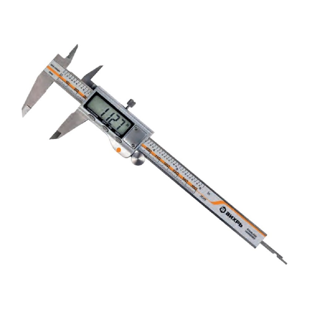 Изображение товара Штангенциркуль электронный Вихрь ШЦ-150ЦН ПРО с глубиномером 73/11/2/3