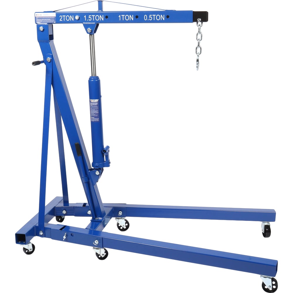 Изображение товара Кран подкатной для снятия двигателя LIGE грузоподъёмность 2 т, подъём 2350 мм, стрела 1020-1560 мм 375642