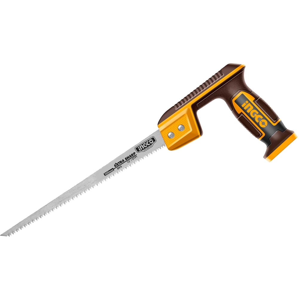 Изображение товара Ножовка по дереву выкружная INDUSTRIAL INGCO 300 мм (12/48) HCS3006