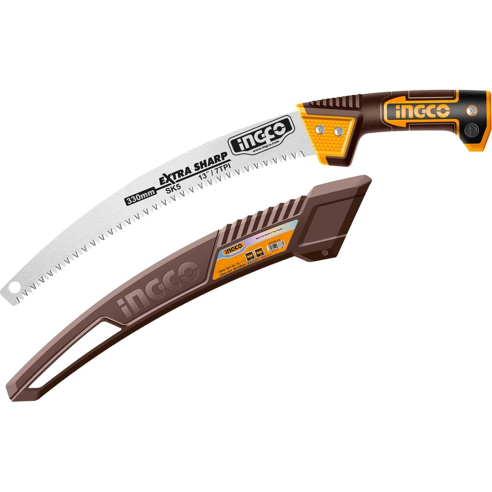 Изображение товара Ножовка садовая INDUSTRIAL INGCO 330 мм (8/48) HPS3306