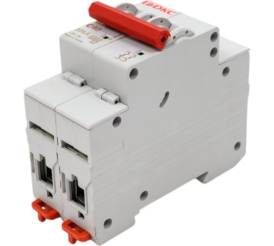 Изображение товара Автоматический модульный выключатель DKC YON MD63 2P 40А C 10kA MD63-2C40-10