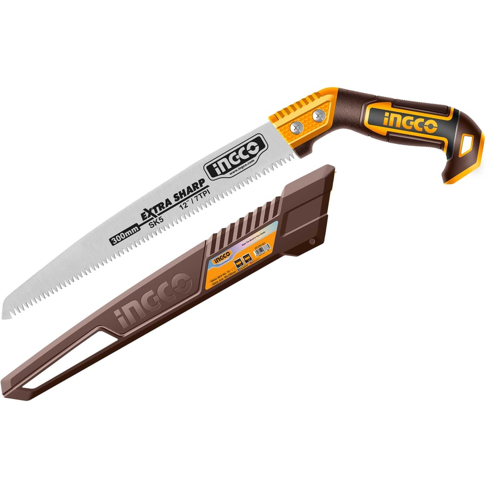 Изображение товара Ножовка садовая INDUSTRIAL INGCO 300 мм (8/48) HPS3006