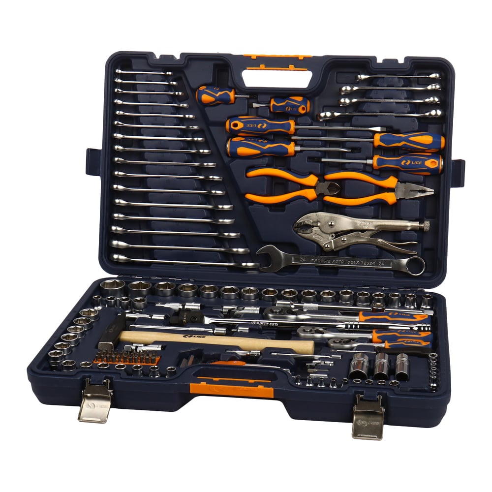 Изображение товара Набор инструментов LIGE LG-S1144 6/12-гранные головки 4-32 мм 1/4 1/2 3/8 дюйма