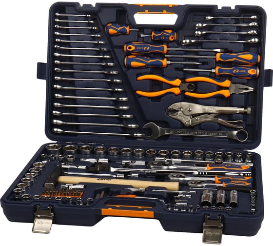 Изображение товара Набор инструмента LIGE 1/2&1/4&3/8 6-гранный 144пр., в кейсе LG-S1144 270645
