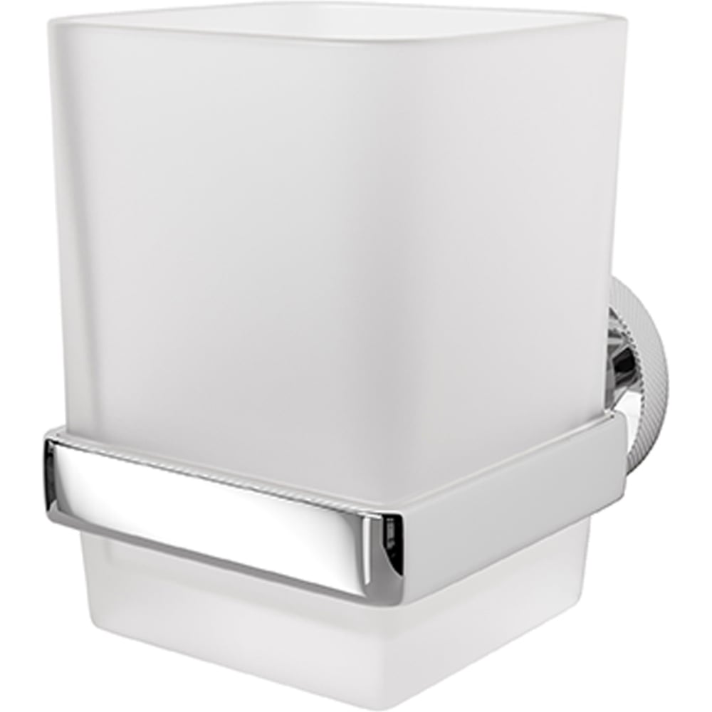 Изображение товара Подстаканник WasserKRAFT Mosel K-46628 с стаканом, настенный, хром