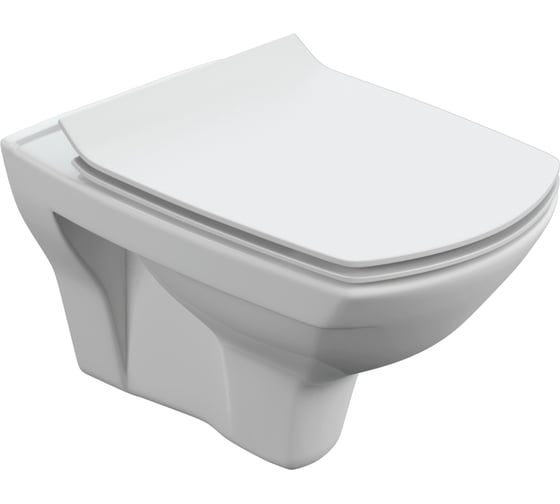 Изображение товара Подвесной унитаз Cersanit CARINA XL Clean On DPL e-off Slim S-MZ-CARINA-XL-COn-S-DL-w