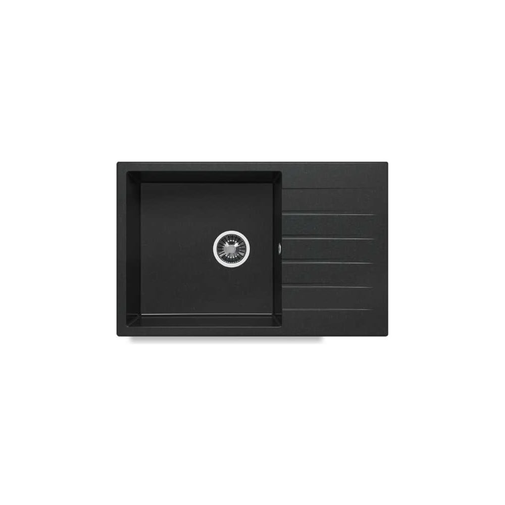 Кухонная мойка Polygran DEKA-780 №16 Черный 72732016