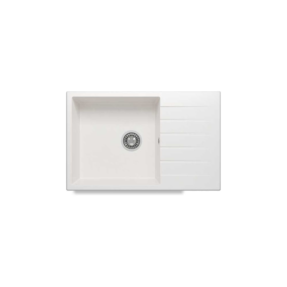 Кухонная мойка Polygran DEKA-780 №36 Белый Хлопок 72732036