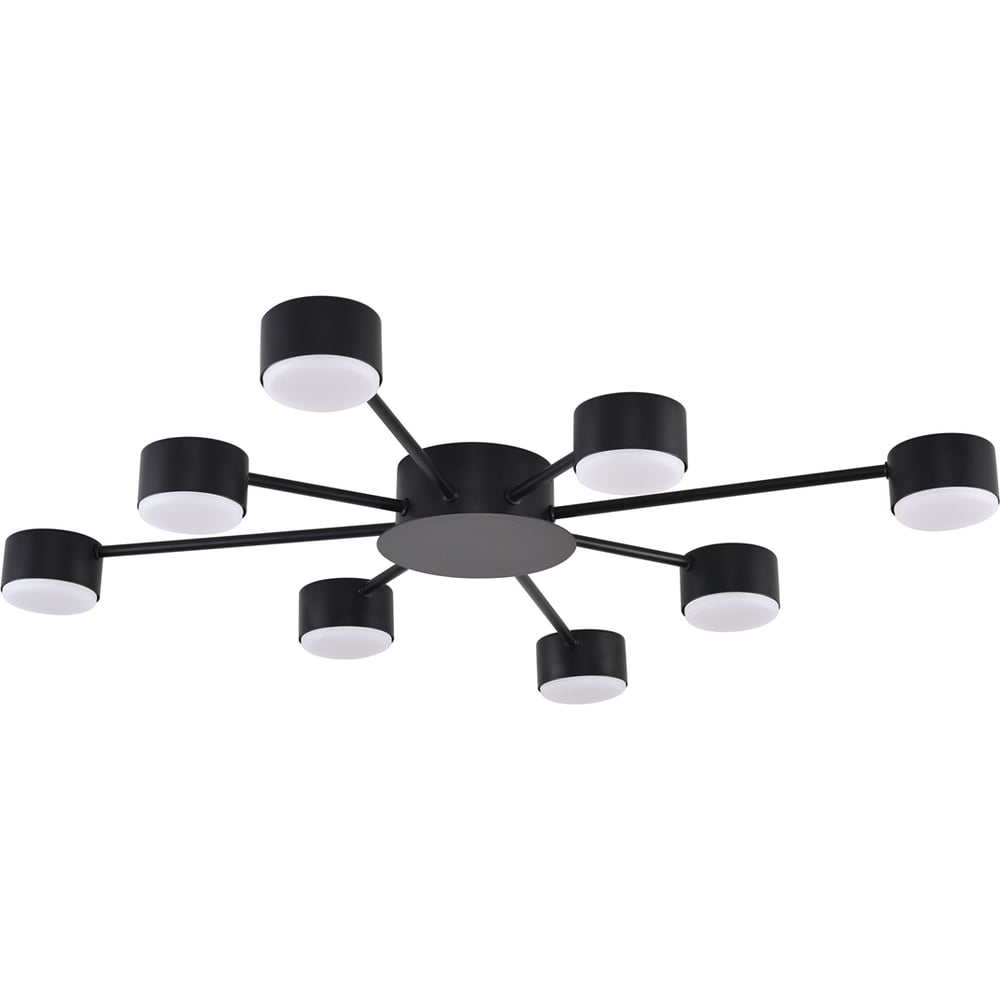 Изображение товара Люстра TORINA GX53 8*7W LUMION - современная накладная светодиодная черная