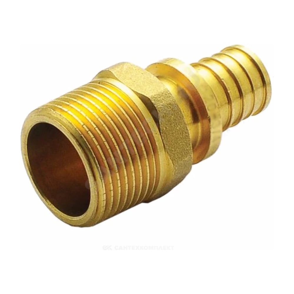 Изображение товара Муфта аксиальная латунная КОНТУР НР D25 3.5 - 1/2 061211025110