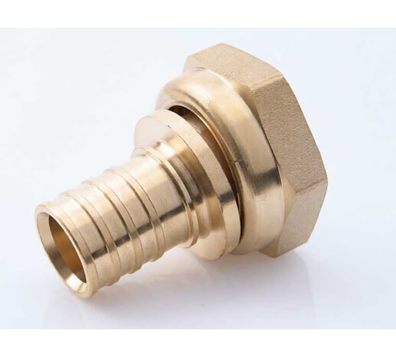 Изображение товара Муфта аксиальная латунная КОНТУР с накидной гайкой, D25 3.5 - 1 061201025310