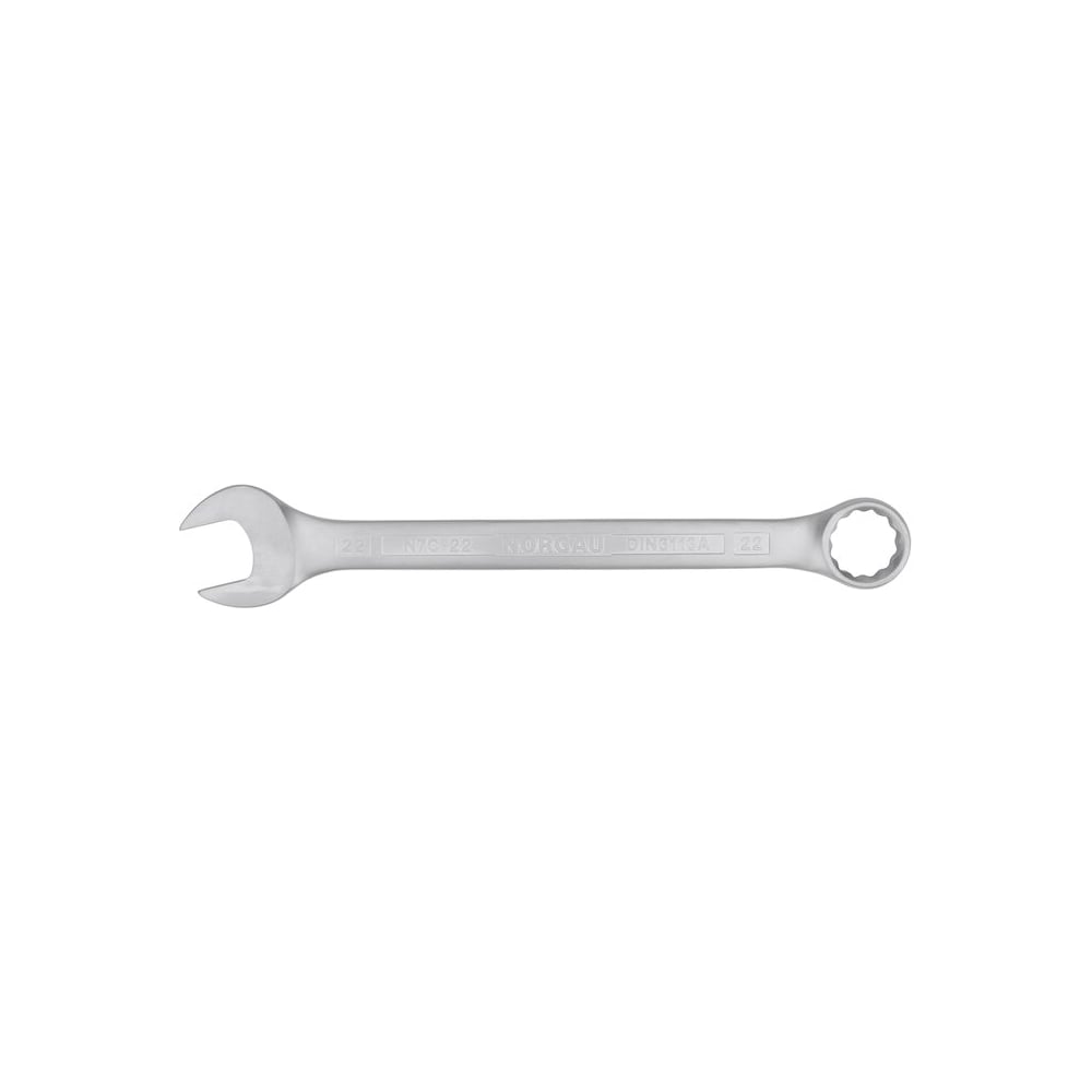Изображение товара Ключ комбининированный NORGAU 22 мм L=260мм, 15град. N7C-22 CR-V, 060207522