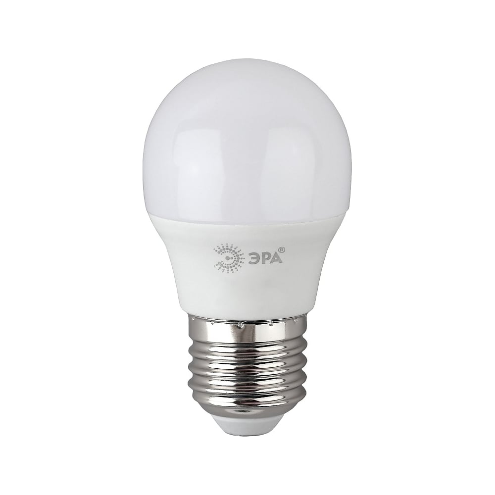 Изображение товара Набор 10 штук лампы ЭРА RED LINE LED P45-15W-840-E27 R светодиодные 15Вт шар нейтральный белый свет E27 Б0070120