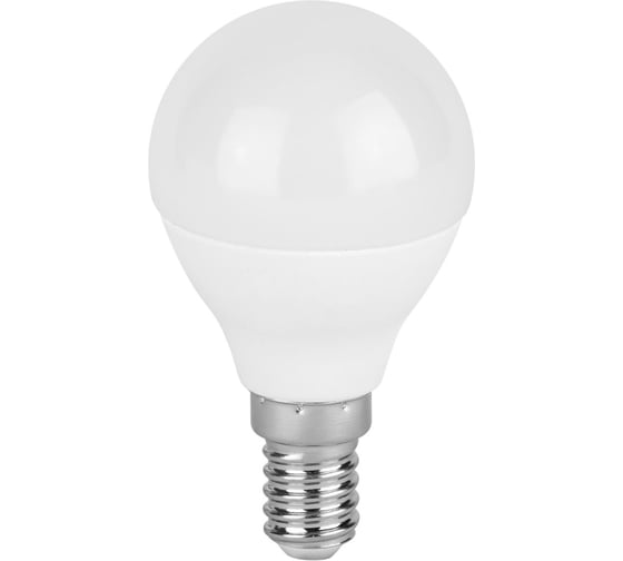 Изображение товара Набор 10 штук лампы ЭРА RED LINE LED P45-6W-827-E14 R светодиодные 6Вт шар теплый белый свет E14 Б0070235