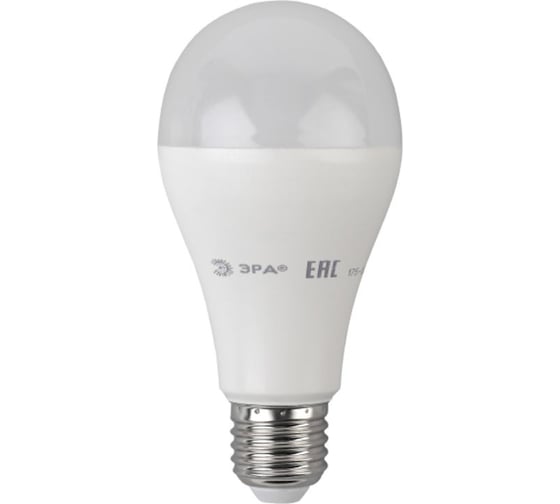 Изображение товара Набор 5 штук лампы ЭРА RED LINE LED A65-20W-840-E27 R светодиодные 20Вт груша нейтральный белый свет E27 Б0071387