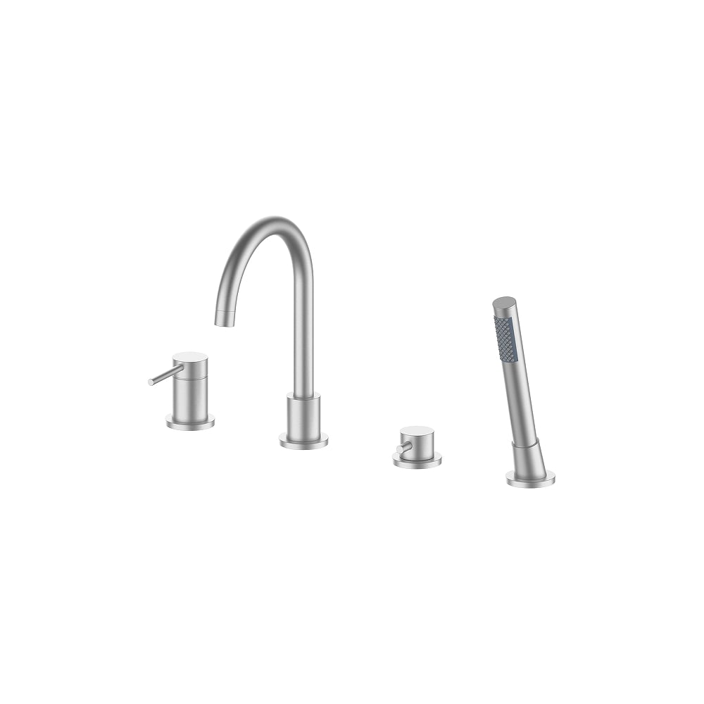 Изображение товара Смеситель на борт ванны OLIVEEKA Y никель матовый OL-669017-BN