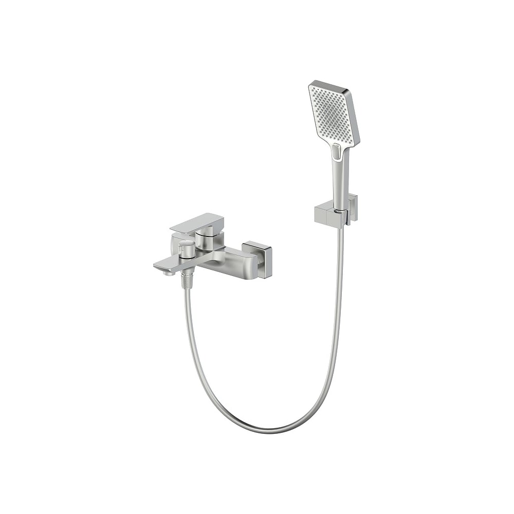 Изображение товара Смеситель для ванны с душемOliveeka D никель матовый OL-639003A-BN