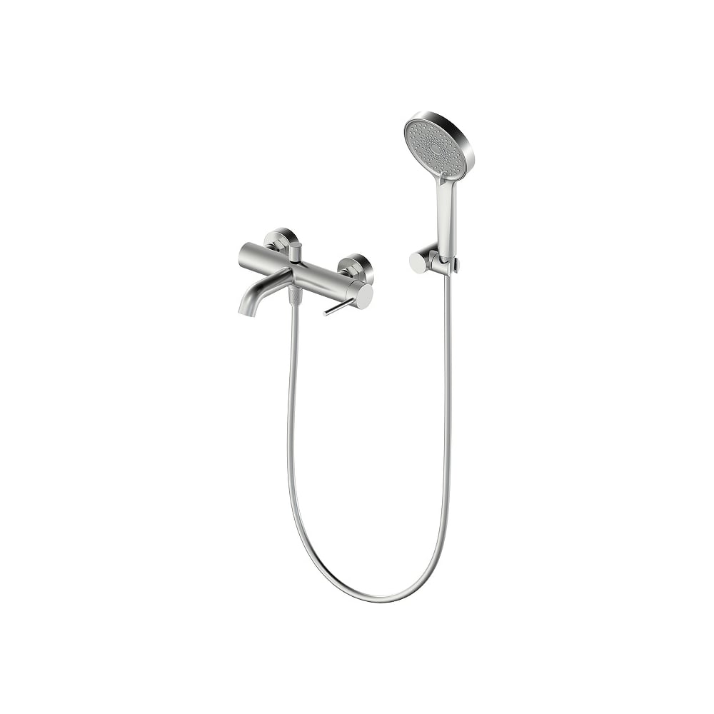 Изображение товара Смеситель для ванны с душемOliveeka Y никель матовый OL-639017-BN