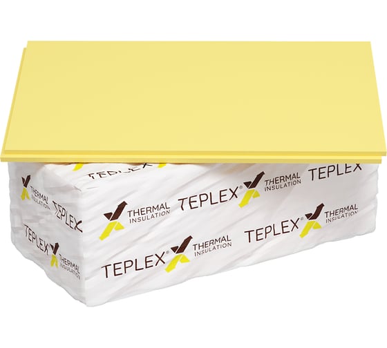 Изображение товара Экструдированный пенополистирол PENOPLEX ТЕПЛЕКС 20х585х1185 TU0-0007488