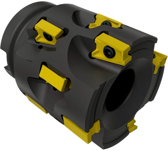 Изображение товара Фреза торцово-цилиндрическая насадная Русский Инструмент 80x71x100 кукуруза с механическим креплением 4гр пл-н LNKX 17T6 Z=4 dпос=32 СОЖ AH490-R080.071.04.A32.C NOX ri ri.300.212